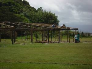 Construção do viveiro Jundu (Outubro 2008)